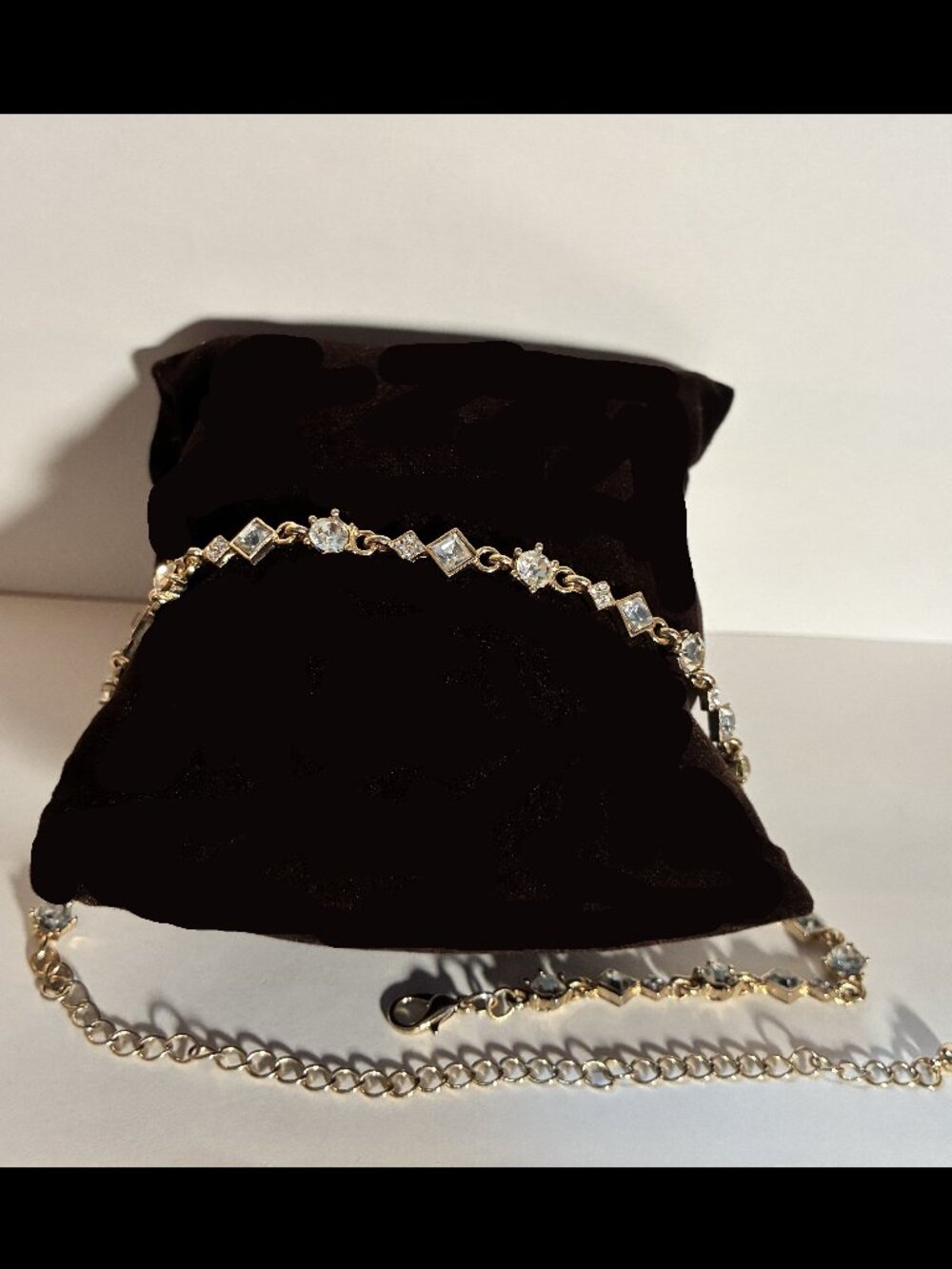 Silver Plated Rhinestone Necklace